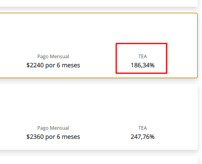 comparador de prestamos