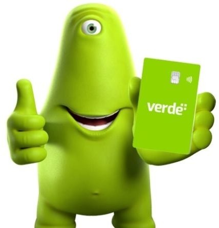 tarjea de credito verde